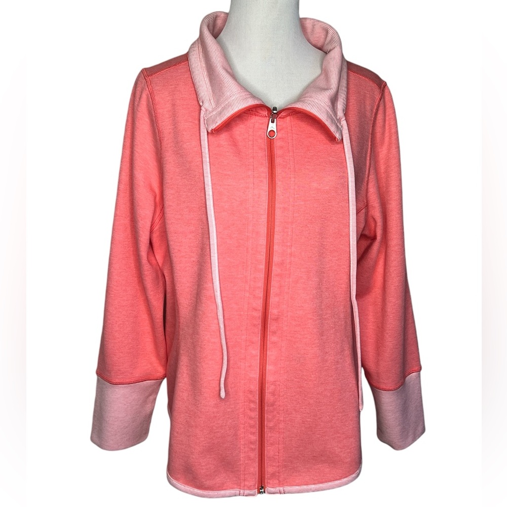 Tommy Bahama Jacket Reversible Full Zip Pockets Casual Comfort Sporty Colorful - Picture 3 of 17